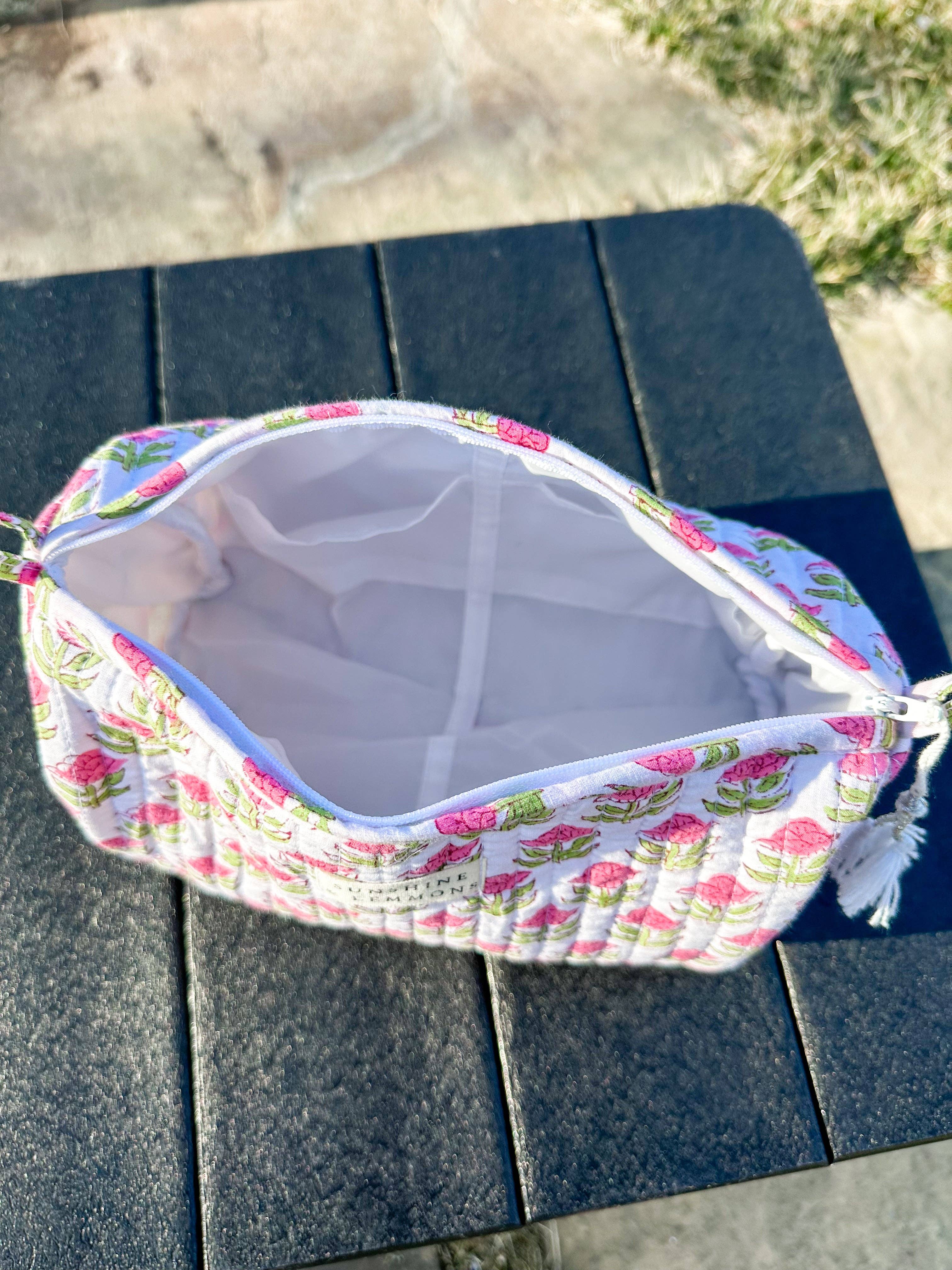 Sunshine & Lemmons - Wholesale Makeup/Cosmetic Bag - Juliette Cosmetic Bag1