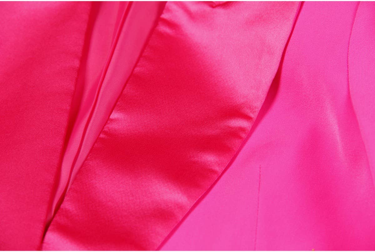 Productseeker – Engroshandel Habitter – til kvinder – SET069 Elegant strutsefjerblazer og buksesæt8