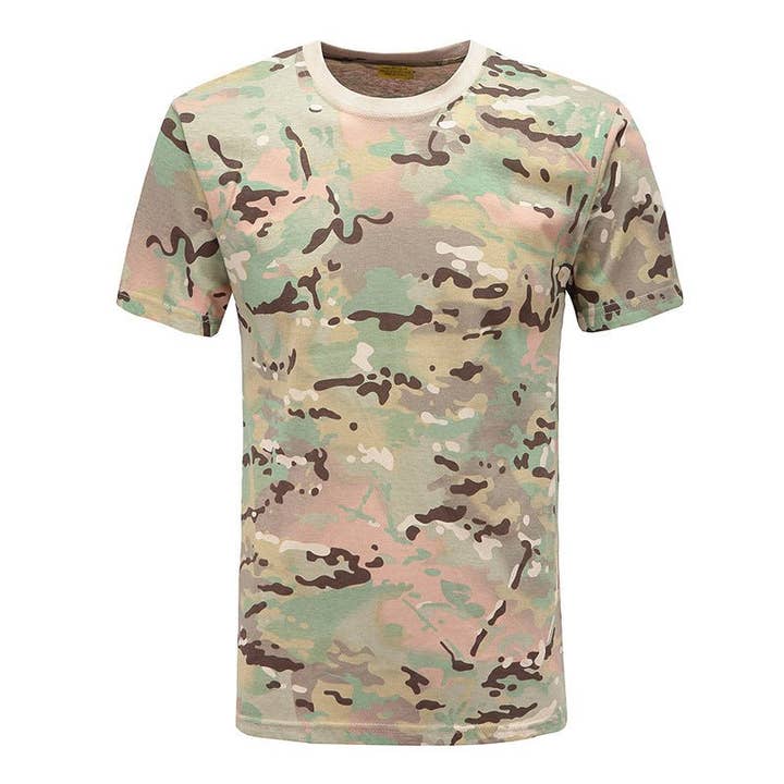 Ecovear - Wholesale T-Shirt - Men's - Camo Short Sleeve Tactical T-Shirt for Men
