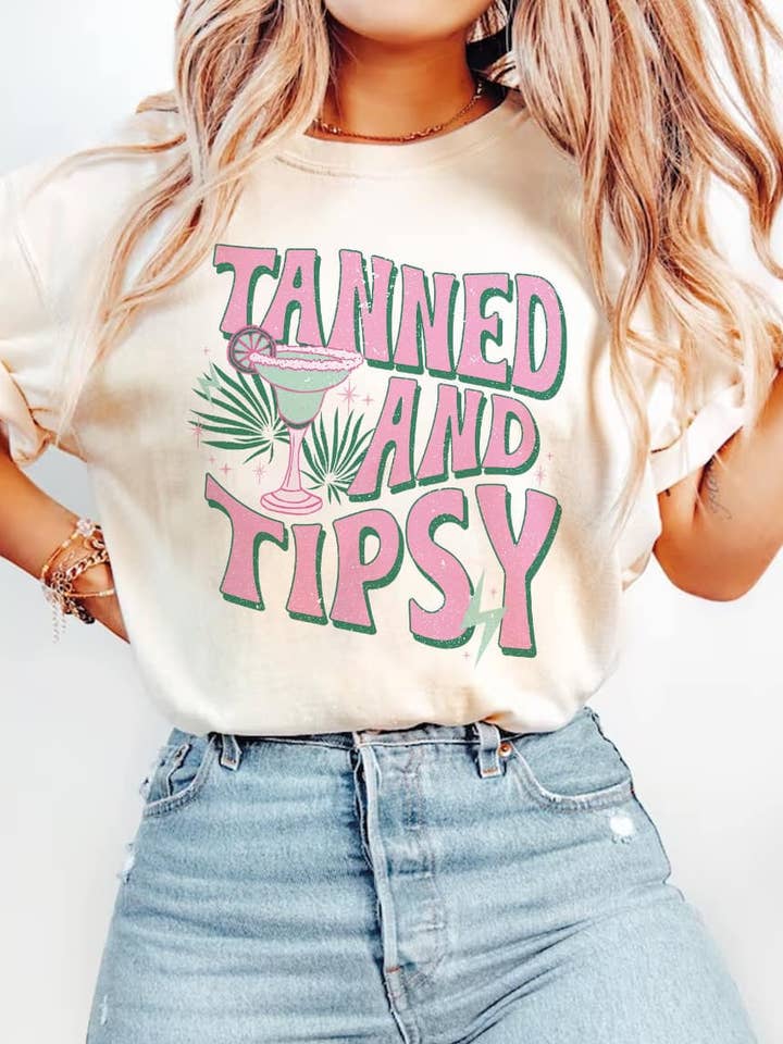 Solbränd och småberusad margglas t-shirt eller sweatshirt för wholesale av Gunpowder and lace wholesale