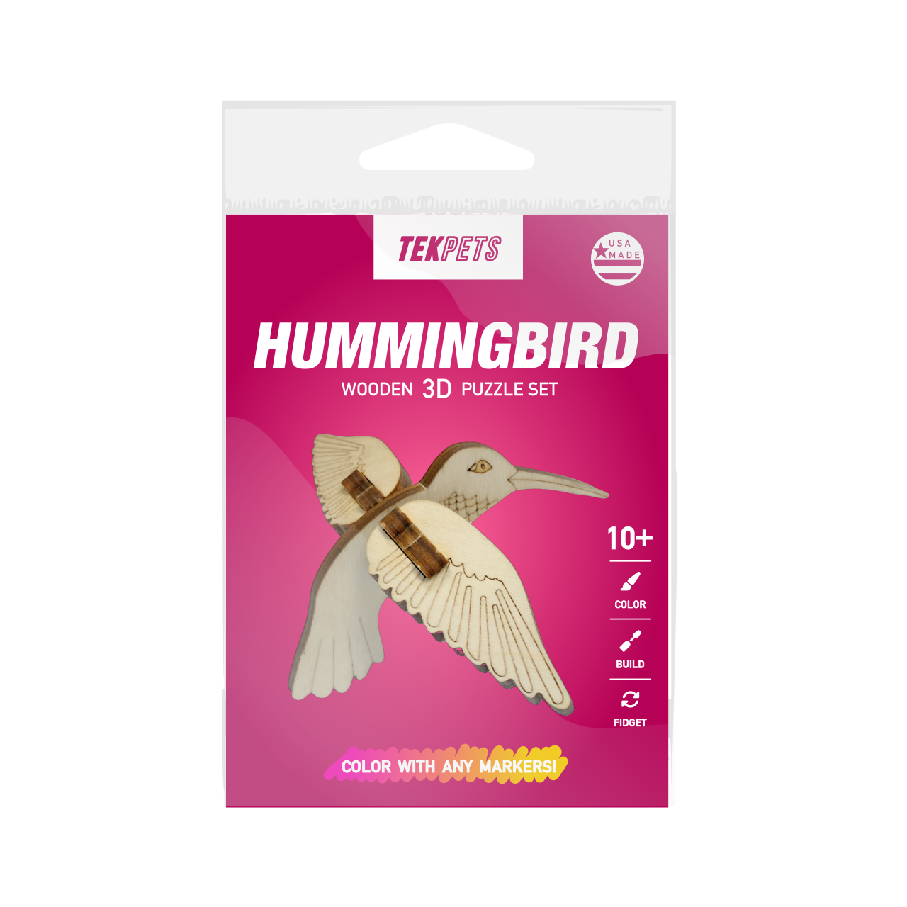 Zootility – wholesale Pussel - Barn – Bird TekPets - träpussel för DIY STEM-lek7