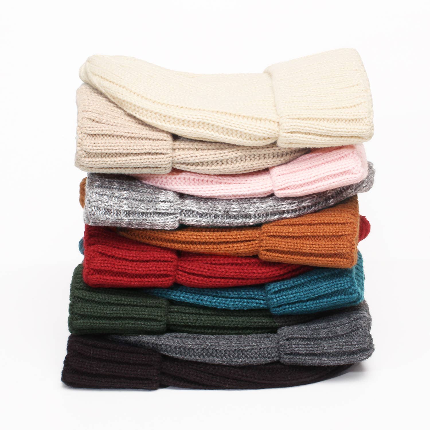 MKS America - Wholesale Beanie - Women's - Satin Lined Knit Beanie Hat 9 colors9