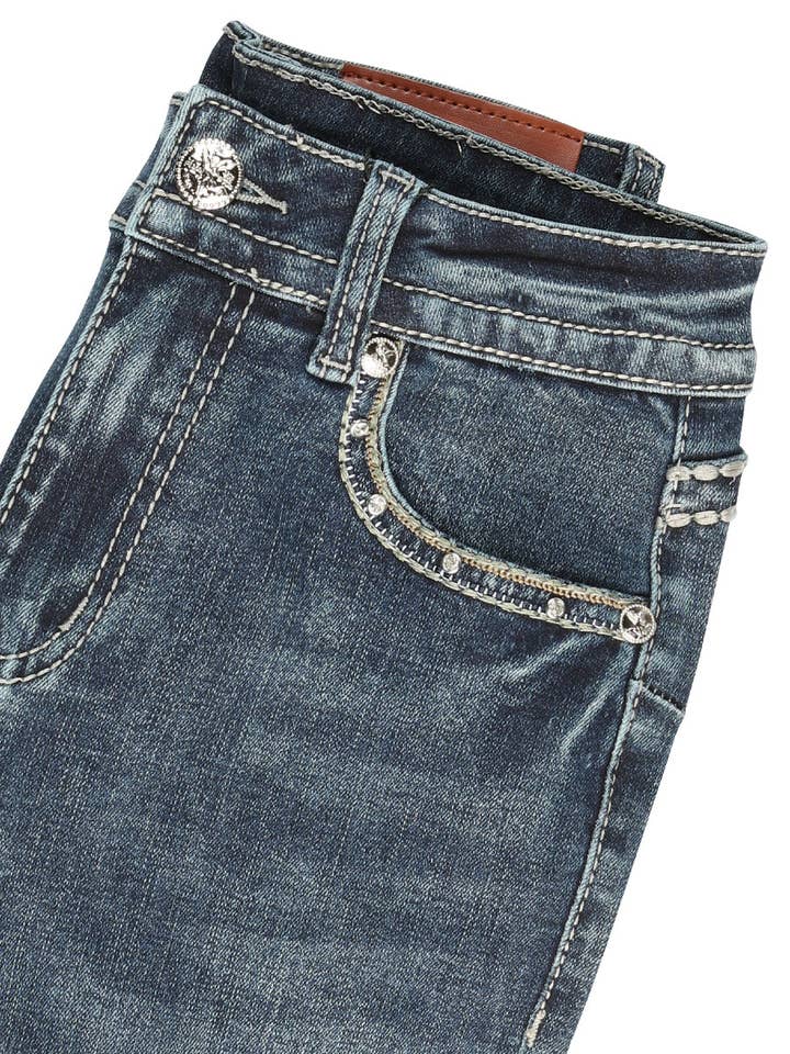 El General Western Wear – wholesale Jeans – Women’s – Centenario Hip-Up Bootcut Denim Jeans - Dark Blue 453212