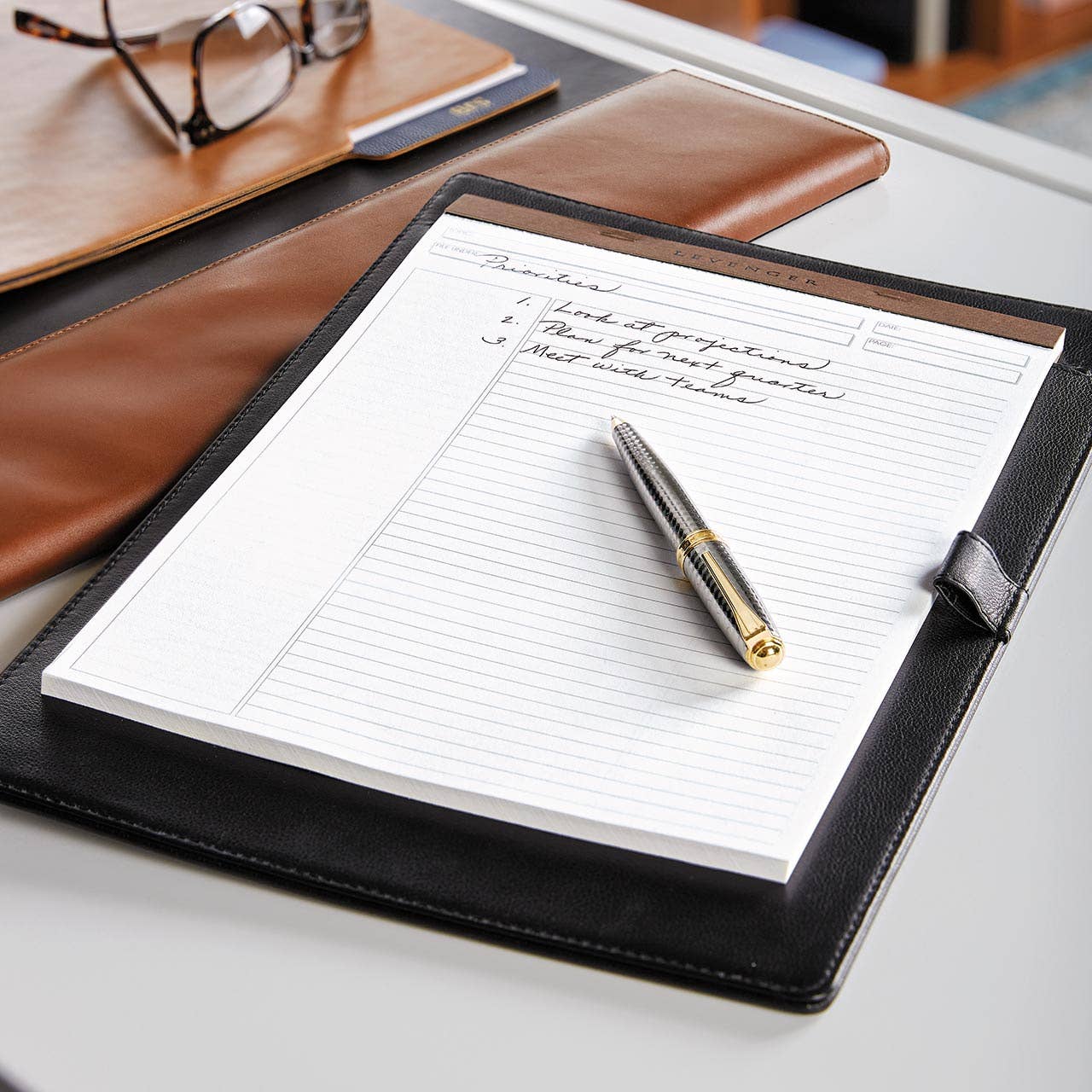 Levenger - Wholesale Notepad - Leather Freeleaf Pad Backer10