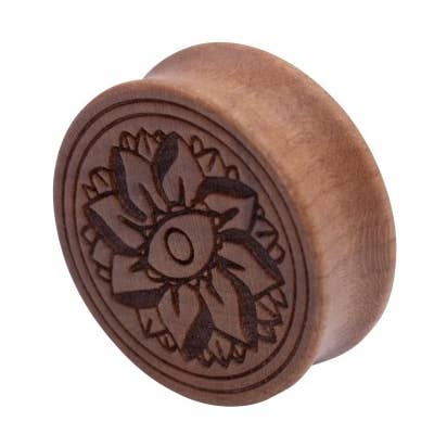 tappo in legno «fiore» per la vendita all'ingrosso da parte di Bodywings