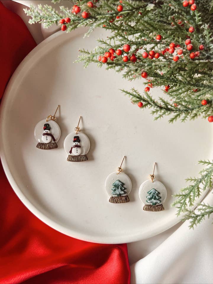 Christmas Earrings | Holiday Jewelry | Handmade Earrings for wholesale by Made For More