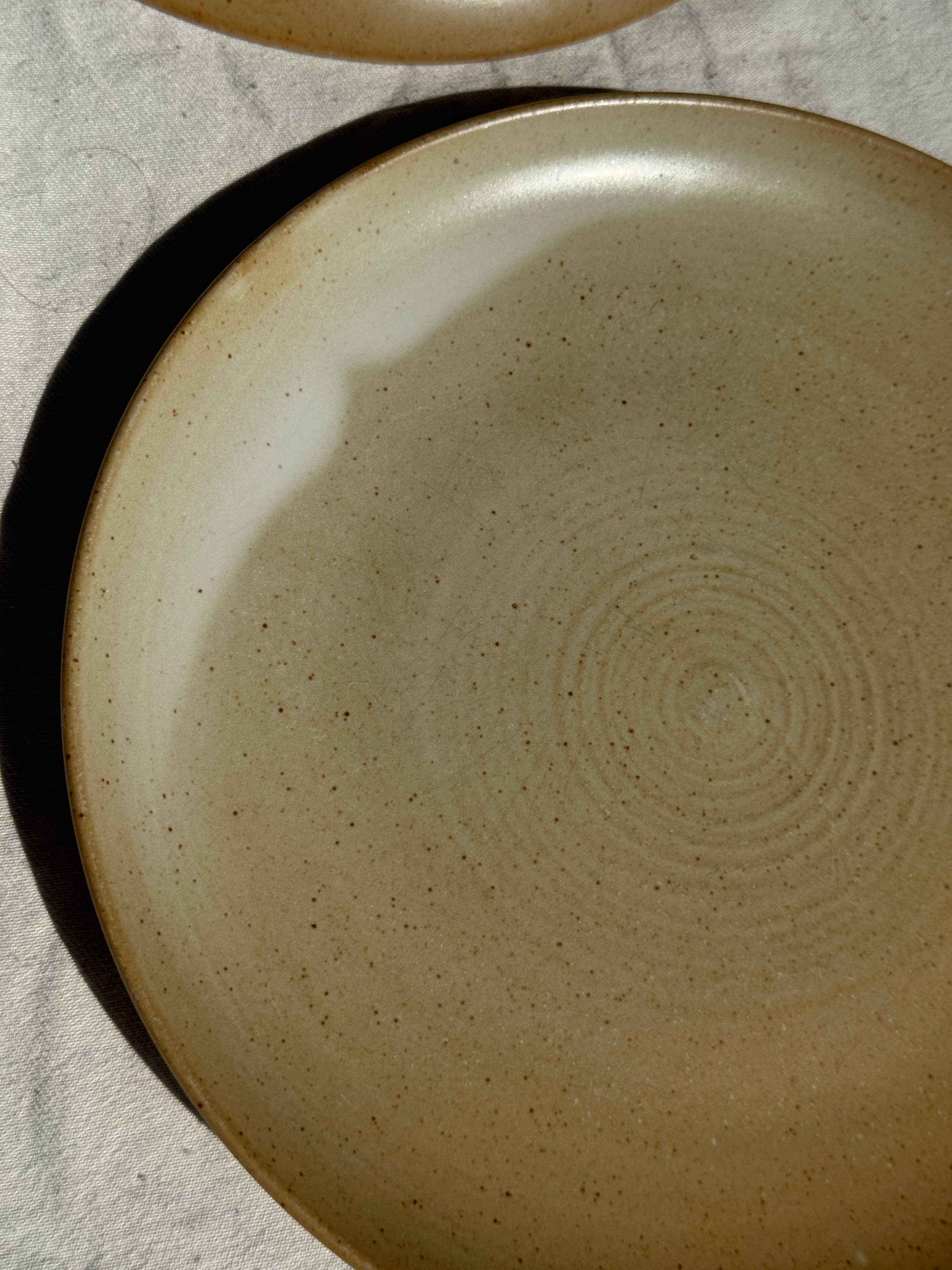 Office Objets - Wholesale Dinner Plate - Set of 6 stoneware plates Village France D2442