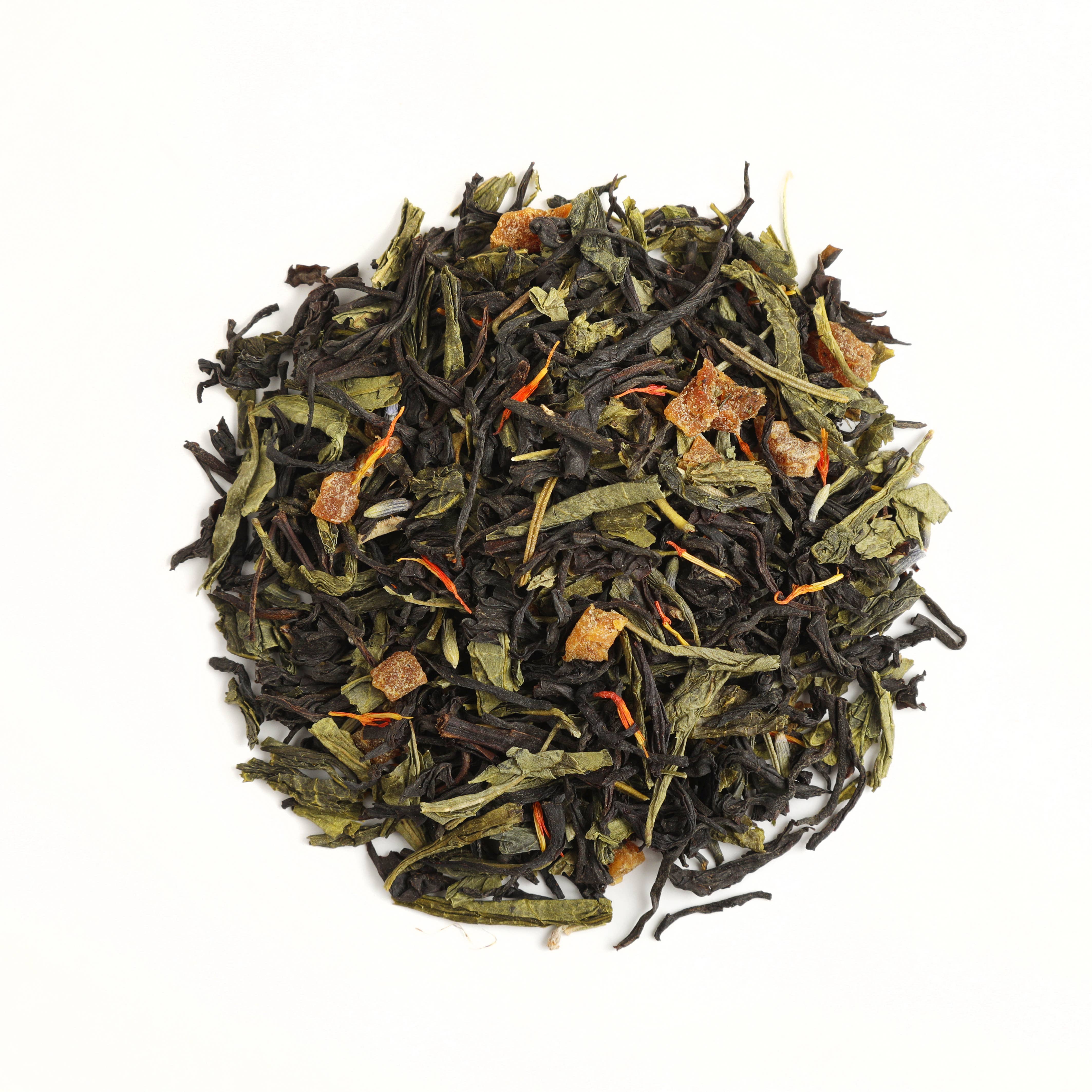 Maison Bourgeon - Wholesale Loose Tea - Black tea/green tea with peach flavor, honey “Balade En Provence”1