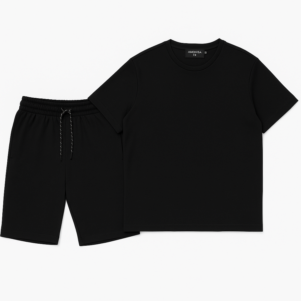 Amorica NYC - Vente Ensemble de sport – homme - Ensemble T-shirt et short Luxe Quotidien pour Homme7