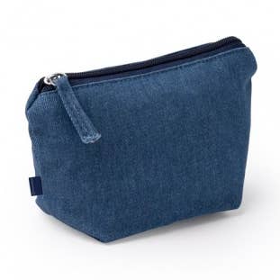 STAR WAY, S.L. – Bolsa de higiene pessoal - Mulher por atacado – Bolsa transparente de algodão reciclado e denim0