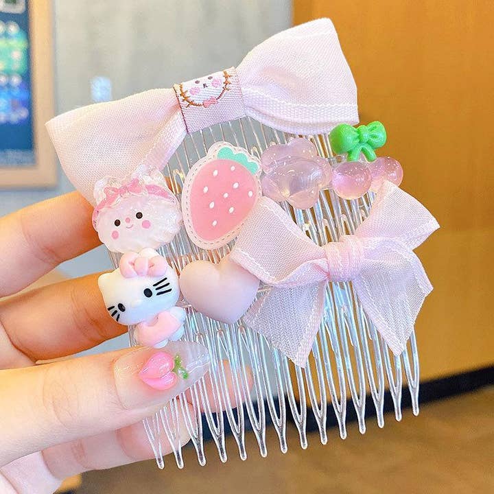 KiddieKickz - Wholesale Hair Clip - Kids - Children's Hairpin Comb Girl's Headdress 3pcs/set3