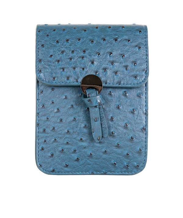 22 Tote - Wholesale Phone Wallet - Women's - Trendy Ostrich Cell Phone Bag8