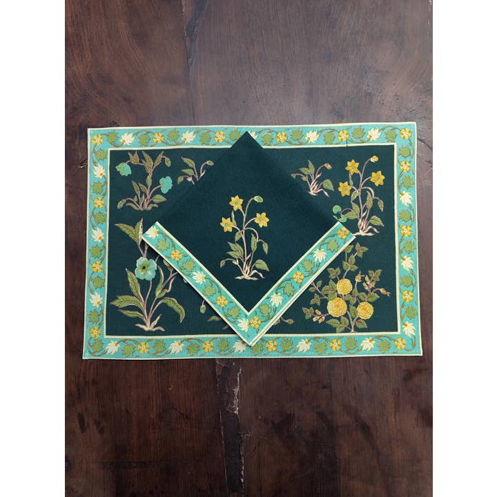 Handprint - Wholesale Placemat - Garden Emerald Green Placemat