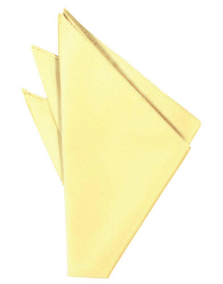 Cardi International - Wholesale Pocket Square - Men's - Buttercup Solid Twill Pocket Square