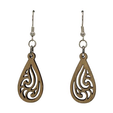 Floral artistique pour la vente par Al Wood Earrings