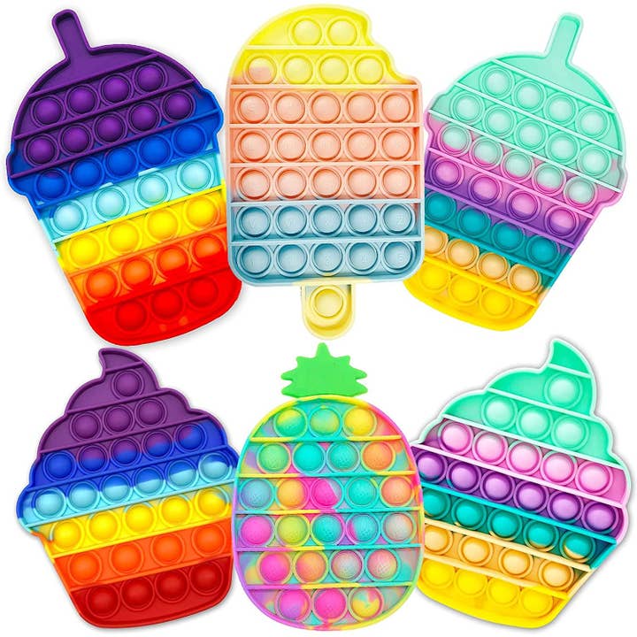 Holiday Farm - Wholesale Fidget toy – Kids - Fast Food Mix Pop It Fidget Kids Toy- Halloween13