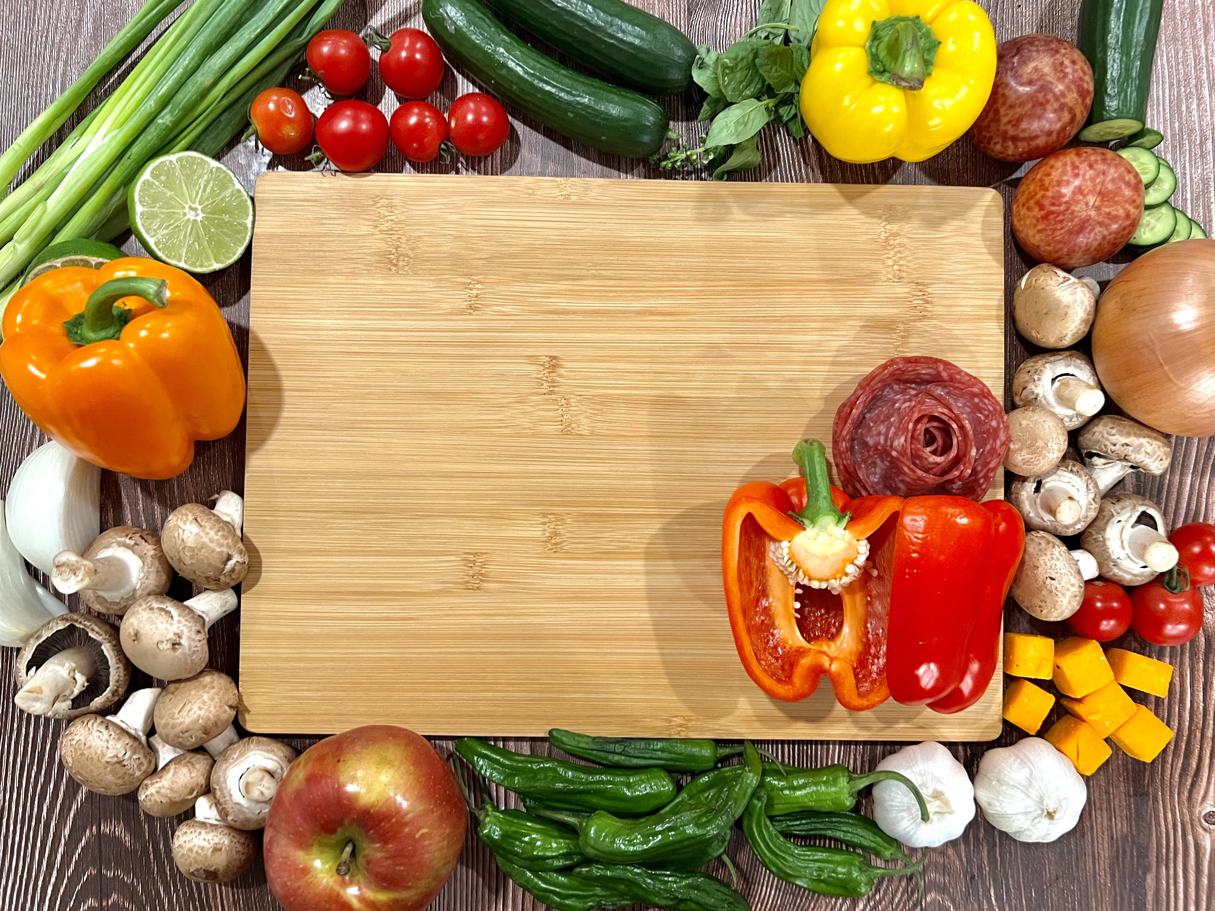 INVISION - Wholesale Cutting Board - 10pc 15x11" Thick Bamboo Boards – Bulk for Custom Gifts2