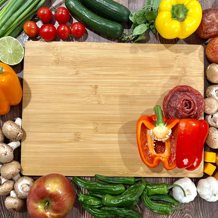 INVISION - Wholesale Cutting Board - 10pc 15x11" Thick Bamboo Boards – Bulk for Custom Gifts2