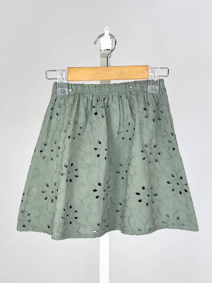 MINI MIGNON PARIS - Wholesale Skirt - Kids - English embroidery cotton skirt for girls7