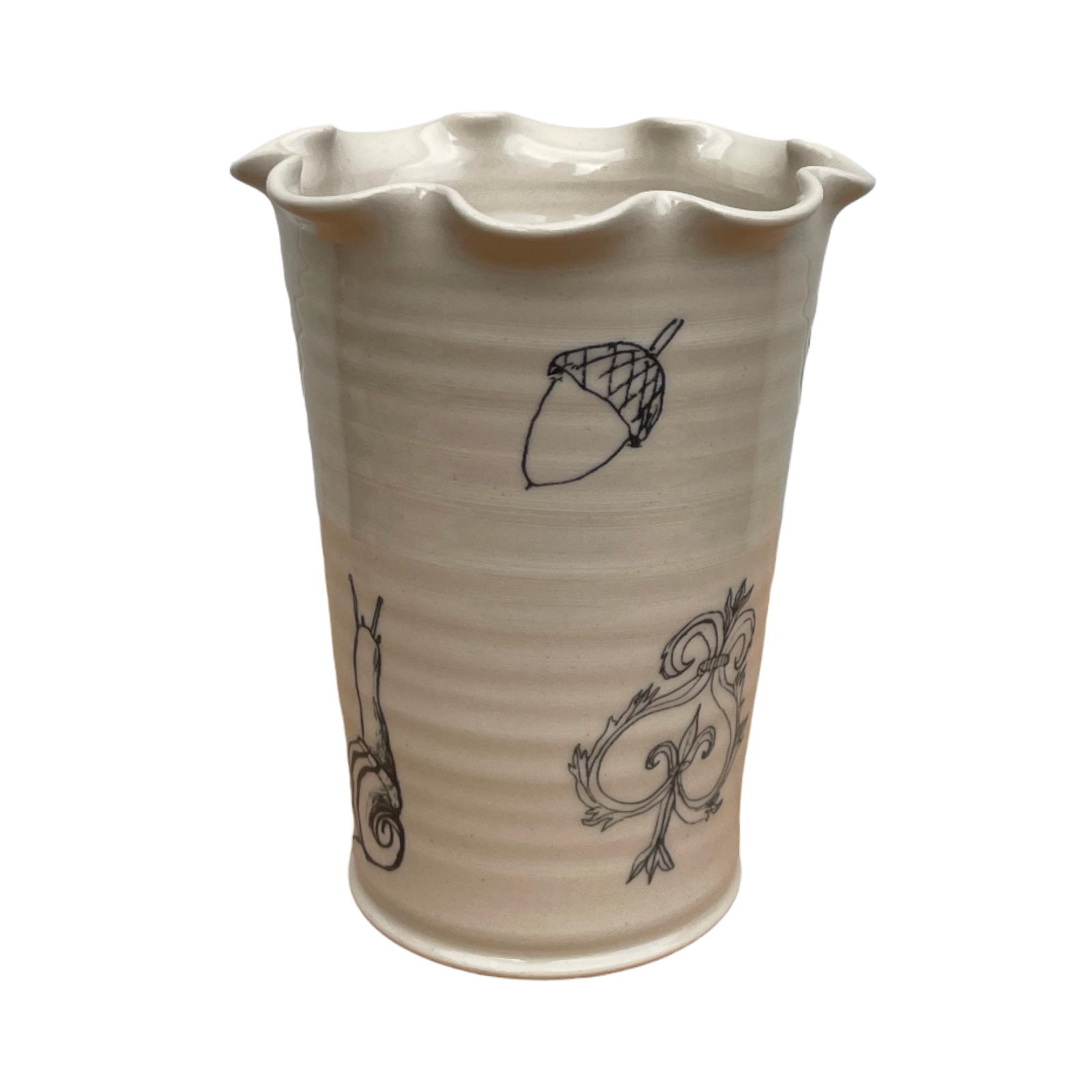 Paige Mitchell - Wholesale Vase - Frilly Garden Vase - Small1