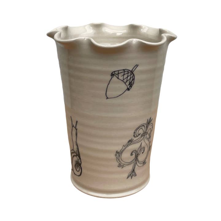 Paige Mitchell - Wholesale Vase - Frilly Garden Vase - Small1