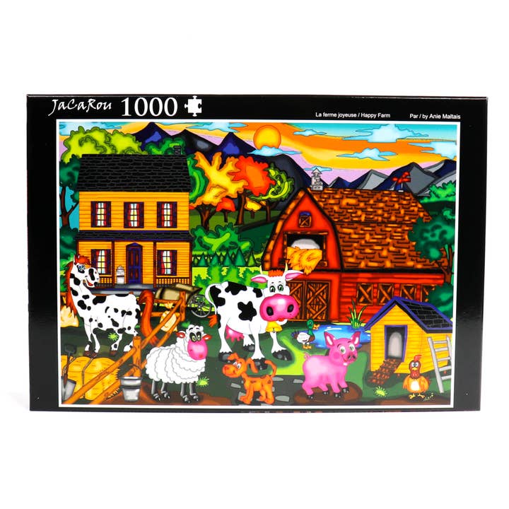 Puzzle Chappy Farm 1000pcs Jigsaw por atacado de JaCaRou Puzzles Inc.