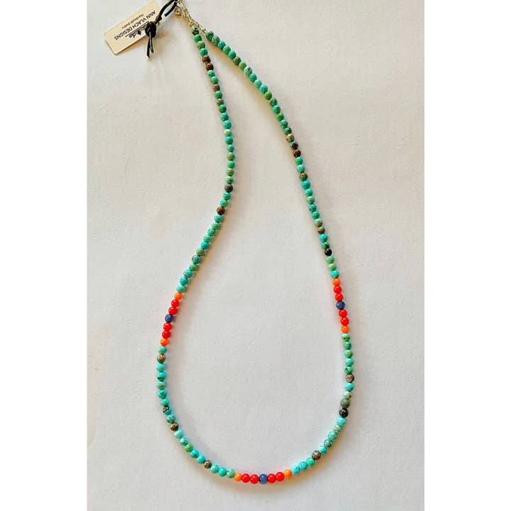 Ann Vlach Designs - Wholesale Kralen/parelketting - Sapphire Dreams ketting1