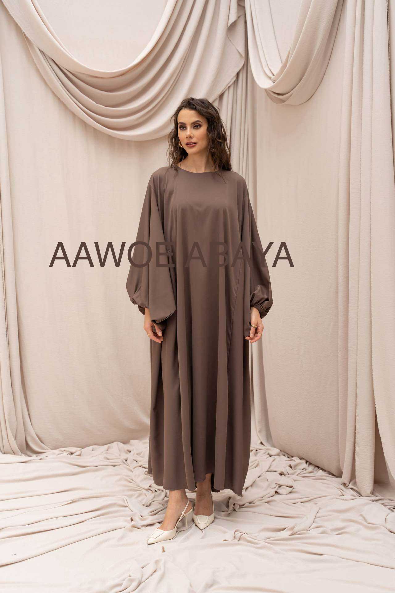 Aawoe Abaya - Wholesale Dress - Women's - Elegant Abaya Dress - 2466-ROB59