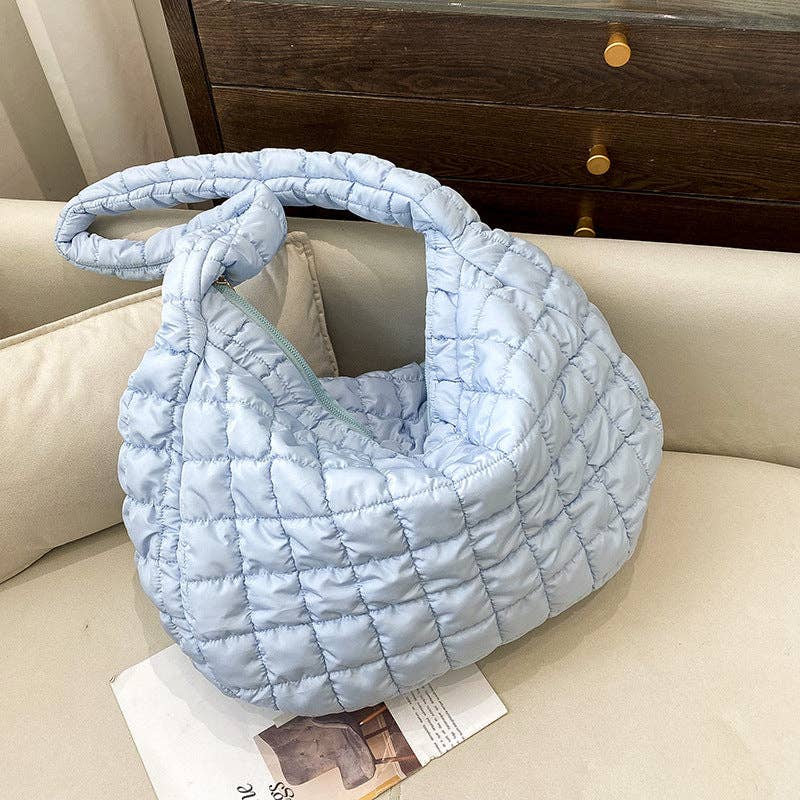 Sweetkama - Wholesale Tote Bag - Women's - Ladies Puffer Cloud Bag Tote Handbag Slouch Bag SKAB0106