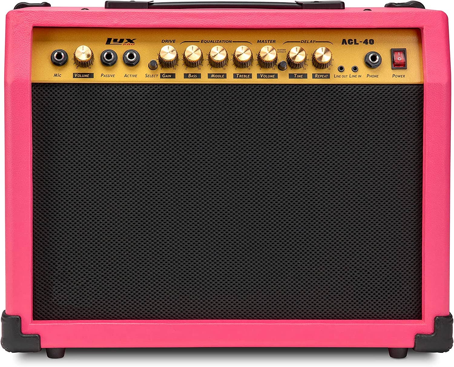 LyxPro - Vendita all'ingrosso Strumenti musicali - Amplificatore per chitarra elettrica con altoparlante integrato e ingresso jack23