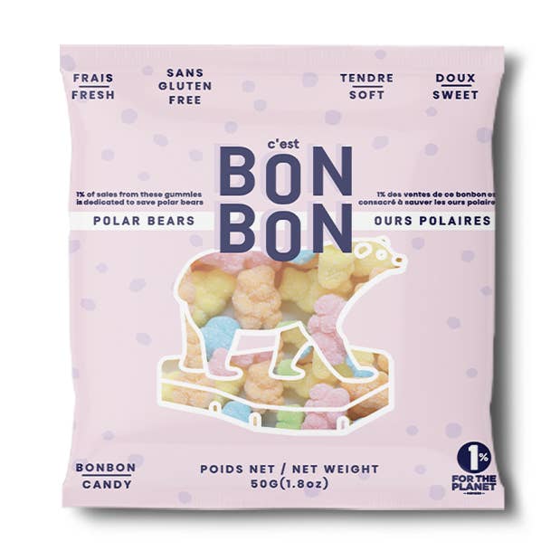 REFILL Polar Bears - Gummy Candies for wholesale by La boîte à bonbons