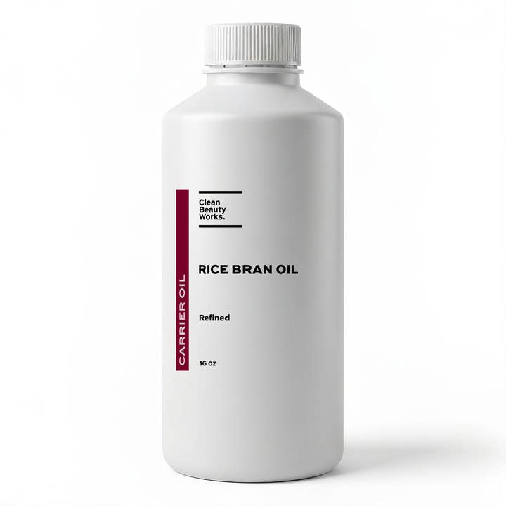 Rice Bran Oil - Refined for wholesale by Clean Beauty Works.