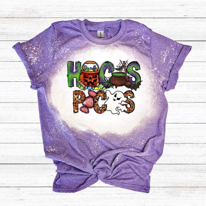 Hocus Pocus Bleached for wholesale by MidWest Tees