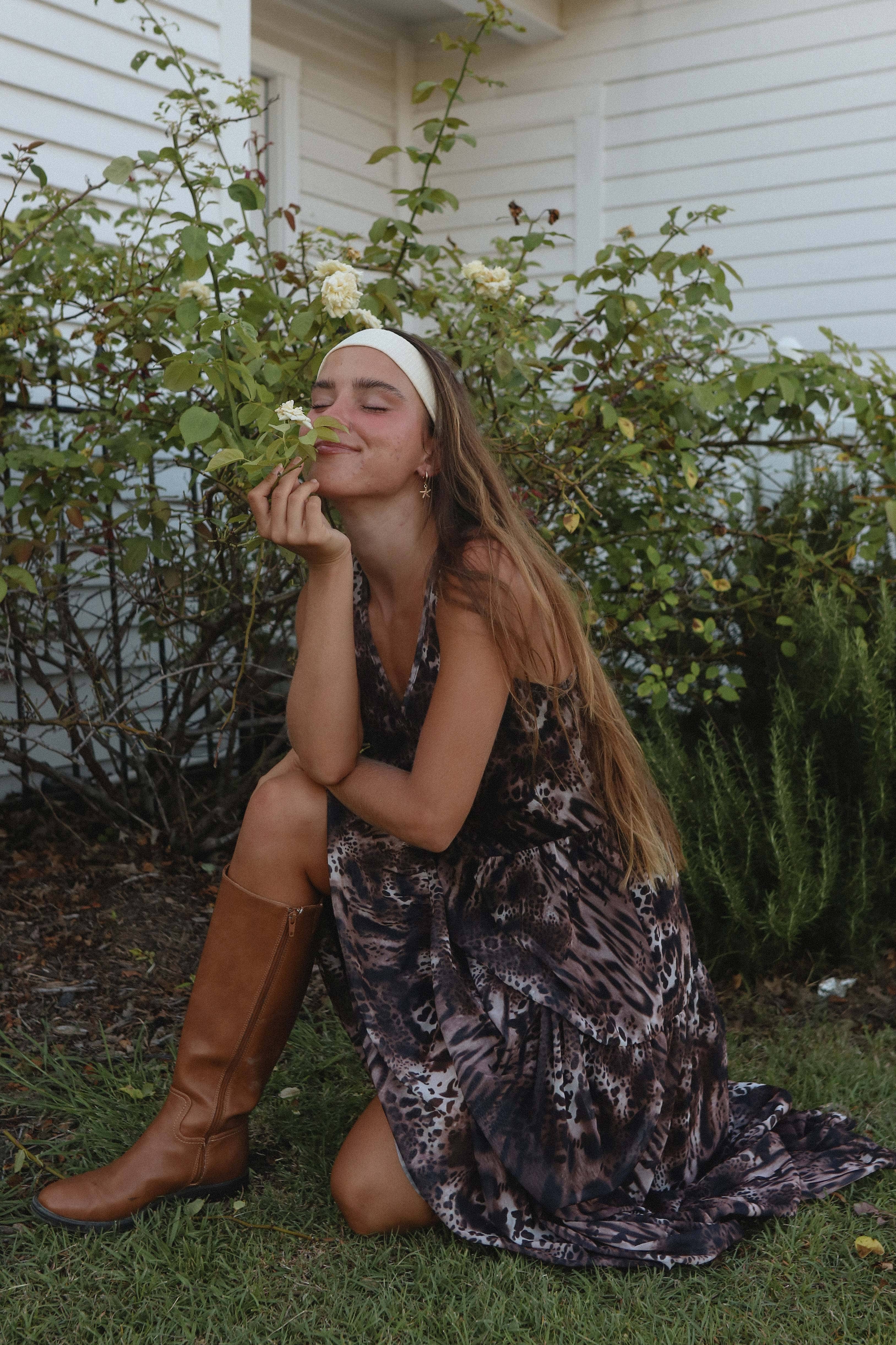 Leopard Brun ISD1099MESH Marina Mesh Dyreprint Kjole for engroshandel på Faire15