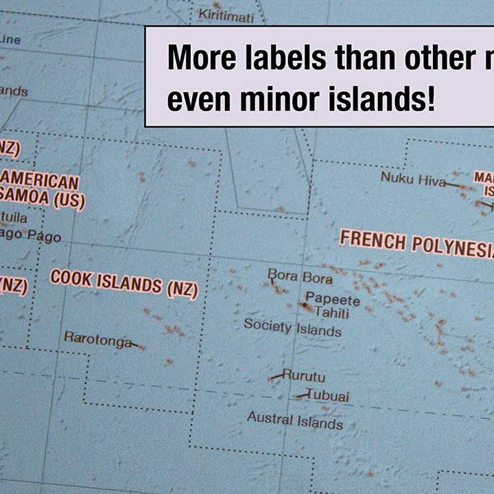 Map Shop – Großhandel Karten – World Voyager Wandkarte, laminiert4