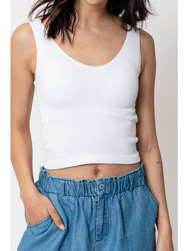 En Crème - Wholesale Tank Top - Women's - Padded Bra Top Tank Top15