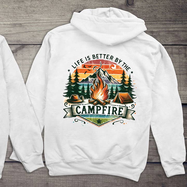Life Is Better Campfire Hoodie for wholesale by Artopia