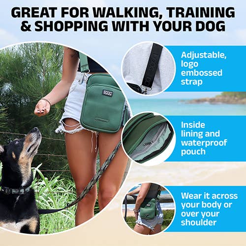 DOOG & Outback Tails & Country Tails - Wholesale Crossbody Bag - Women's - DOOG Neosport Dog Walking Bag - Green