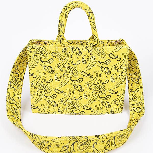 Shop Neighbors - Wholesale Tote Bag - Women's - Bandana Medium Tote W/Wide Strap5