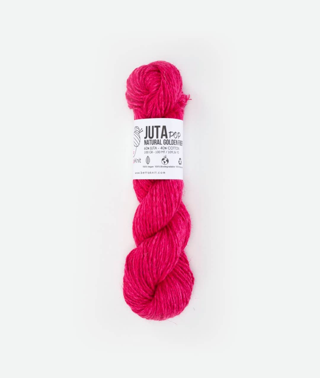 BettaKnit - Vente Fils à tricoter - Juta Pop, 60 % fil de jute — 40 % coton10