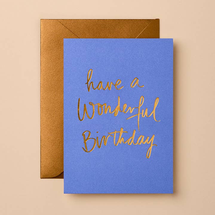Boutique Birthday Card | Signature Collection for wholesale by Gabrielle & Celine Greeting Cards Australia