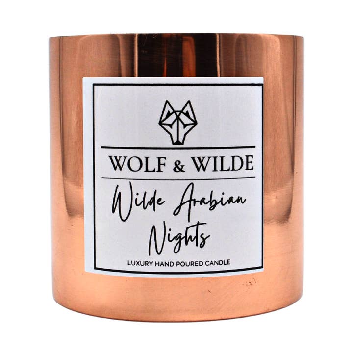 Vela Wilde Arabian Nights Copper Collection, 300 g para venta al por mayor de Wolf & Wilde