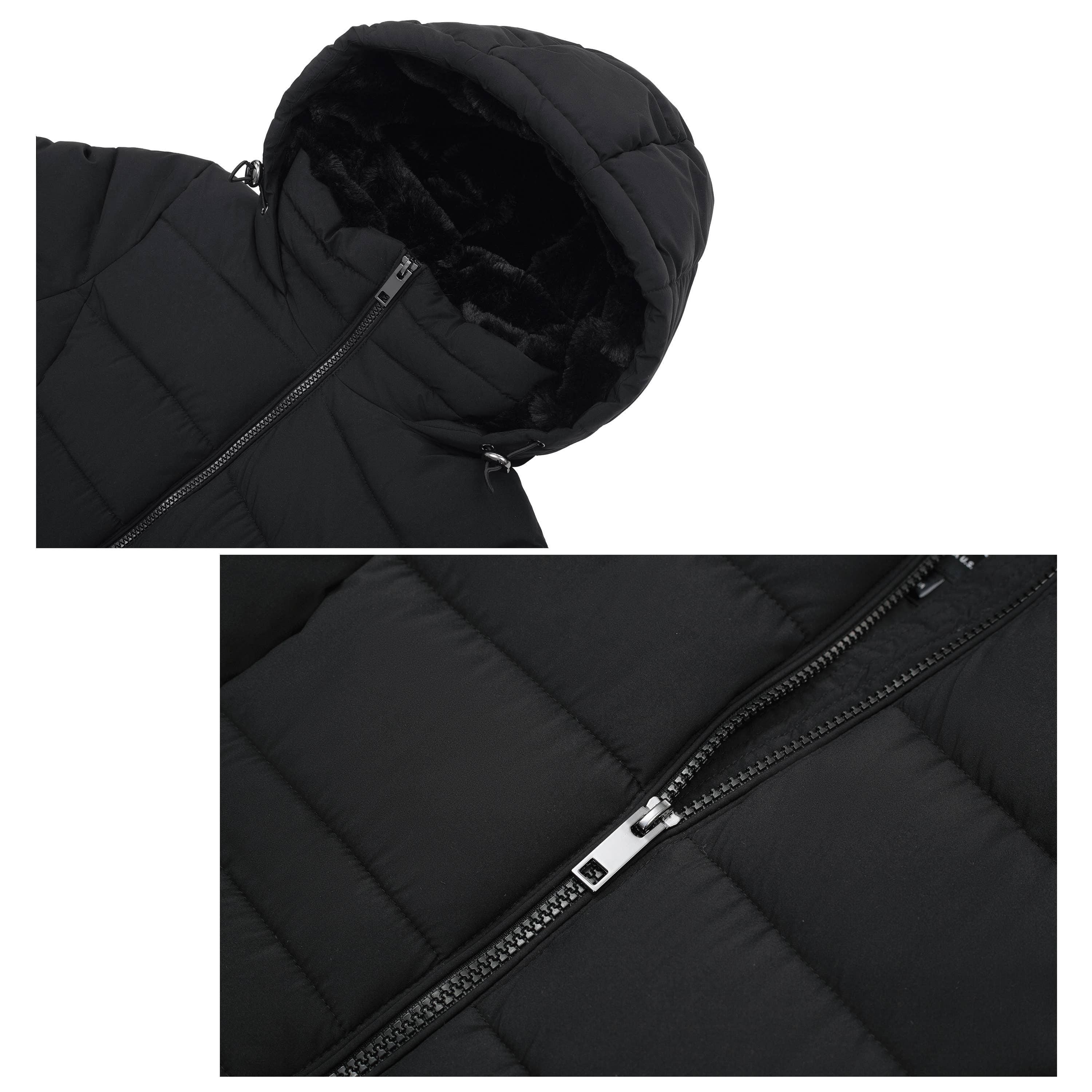 Rokka & Rolla - Wholesale Coat - Women's - Women's Heavy Long Winter Coat Parka Jacket25