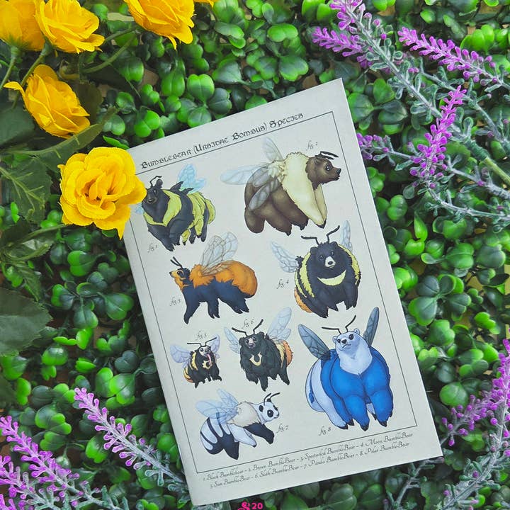 BumbleBear A6 Pocket Notebook for wholesale by EJS Creations