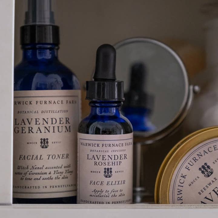 Warwick Furnace Farm LLC - Wholesale Facial Oil - Lavender Rosehip Facial Elixir 1