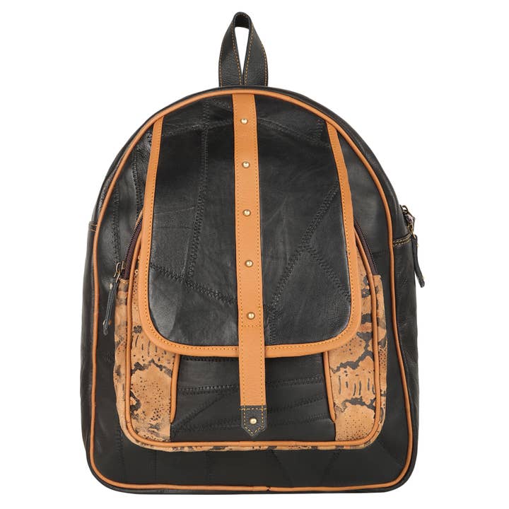 Backpack Black and Anaconda for wholesale by Vaan & Co.