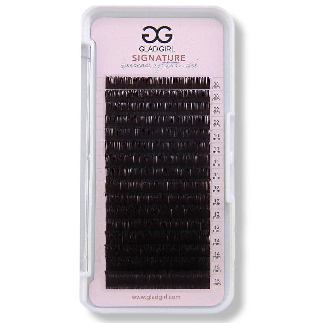 GladGirl – Großhandel Künstliche Wimpern – Signature Nerzwimpernverlängerungen – Klassisch - 0,15 mm0