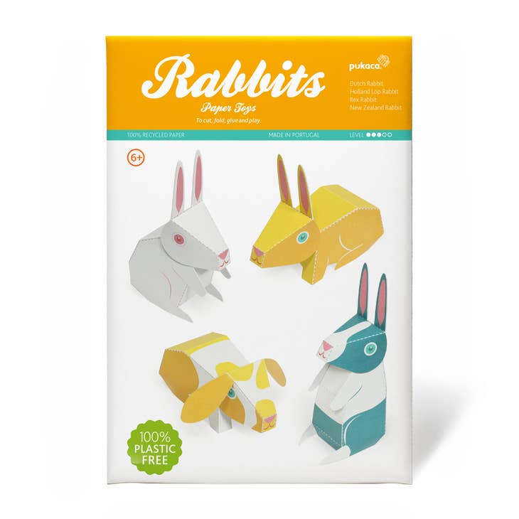 JUGUETES para conejos/ Con materiales reciclados 
