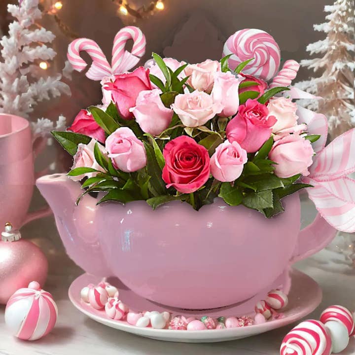 Christmas Pink Teapot Flower Soap Gift Box and other Purchase Wholesale twist perfume. Free Returns & Net 60 Terms on Faire trending on Faire.