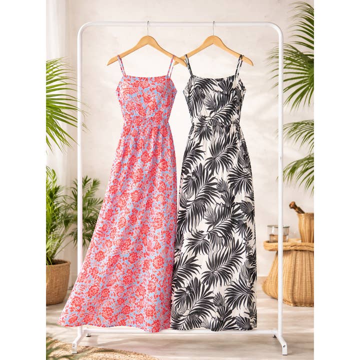 CAMI SQUARENECK MAXI DRESS for wholesale by Winslow Collection